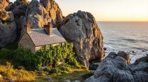 découvrez le gouffre de plougrescant, une merveille naturelle de la bretagne où se niche la célèbre maison entre les rochers. explorez ce site unique, mêlant paysages époustouflants et riche histoire, pour une expérience inoubliable au cœur de la côte de granit rose.