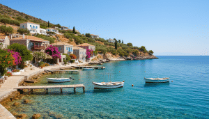 explorez limeni, un village pittoresque au bord d'une eau turquoise cristalline, idéal pour des escapades paisibles en pleine nature.