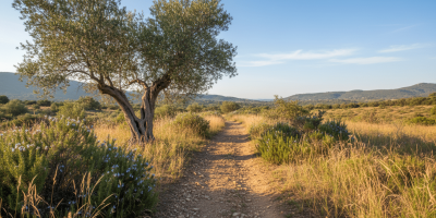 découvrez le sentier de tire-poil et son arbre emblématique lors d'une promenade apaisante au cœur de la nature méditerranéenne, entre paysages préservés et beauté sauvage.