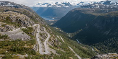 découvrez aurlandsfjellet, une route spectaculaire offrant des paysages à couper le souffle entre aurlandsvangen et lærdalsøyri, idéale pour les amateurs de nature et de sensations fortes.