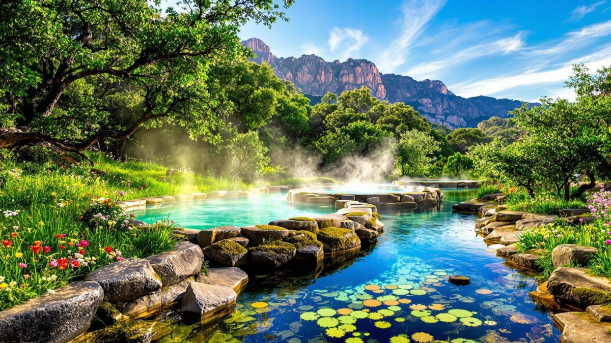 découvrez les bains de guitera, un havre de paix où la nature rencontre le bien-être. profitez d'une expérience thermale unique, avec des eaux chaudes apaisantes entourées de paysages verdoyants. offrez-vous un moment de détente et de ressourcement au cœur de la nature.