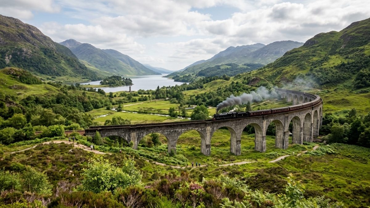 découvrez glenfinnan en écosse, son célèbre viaduc et des paysages à couper le souffle pour une expérience inoubliable entre nature et histoire.
