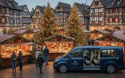 découvrez les marchés de noël en alsace avec leclerc voyage en 2025. profitez d'un transport organisé pour un séjour magique au cœur des traditions alsaciennes.