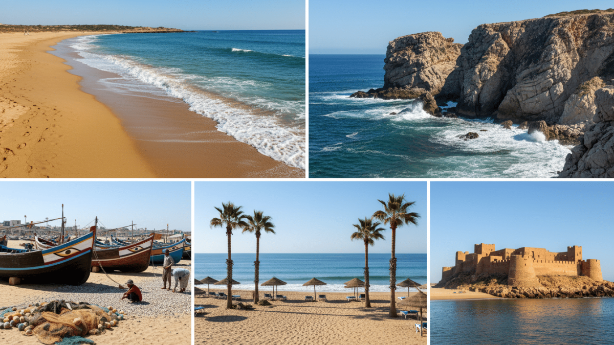 découvrez les 5 meilleures plages du maroc à visiter absolument pour des vacances inoubliables entre sable fin, eaux cristallines et paysages magnifiques.