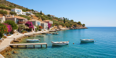 explorez limeni, un village pittoresque au bord d'une eau turquoise cristalline, idéal pour des escapades paisibles en pleine nature.