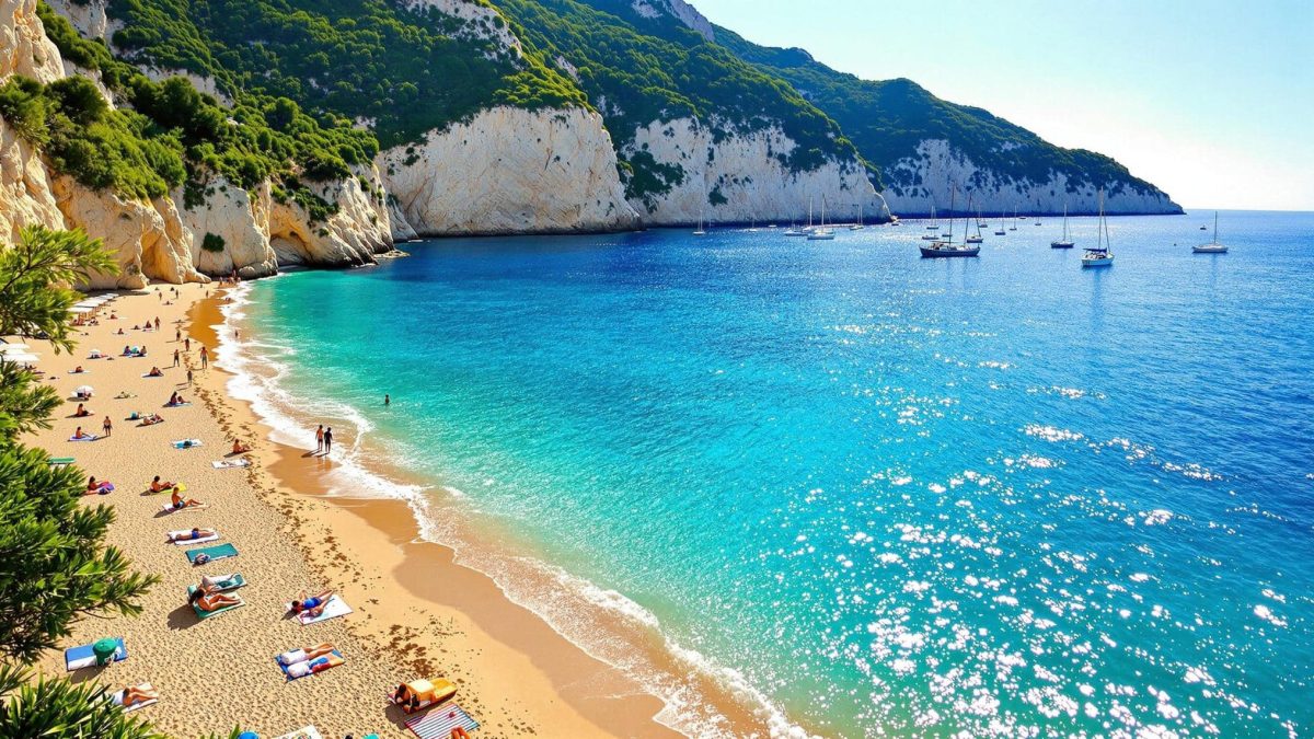 découvrez la plage de paleokastritsa à corfou, un véritable écrin de beauté avec ses eaux turquoise, ses falaises verdoyantes et ses paysages enchanteurs. parfaite pour une escapade relaxante, cette plage offre un cadre digne d'une carte postale, idéal pour les amateurs de nature et de tranquillité.