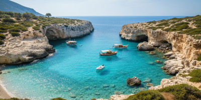 découvrez porto limnionas beach, la perle cachée de zakynthos, un paradis aux eaux turquoise et criques secrètes pour des moments inoubliables.