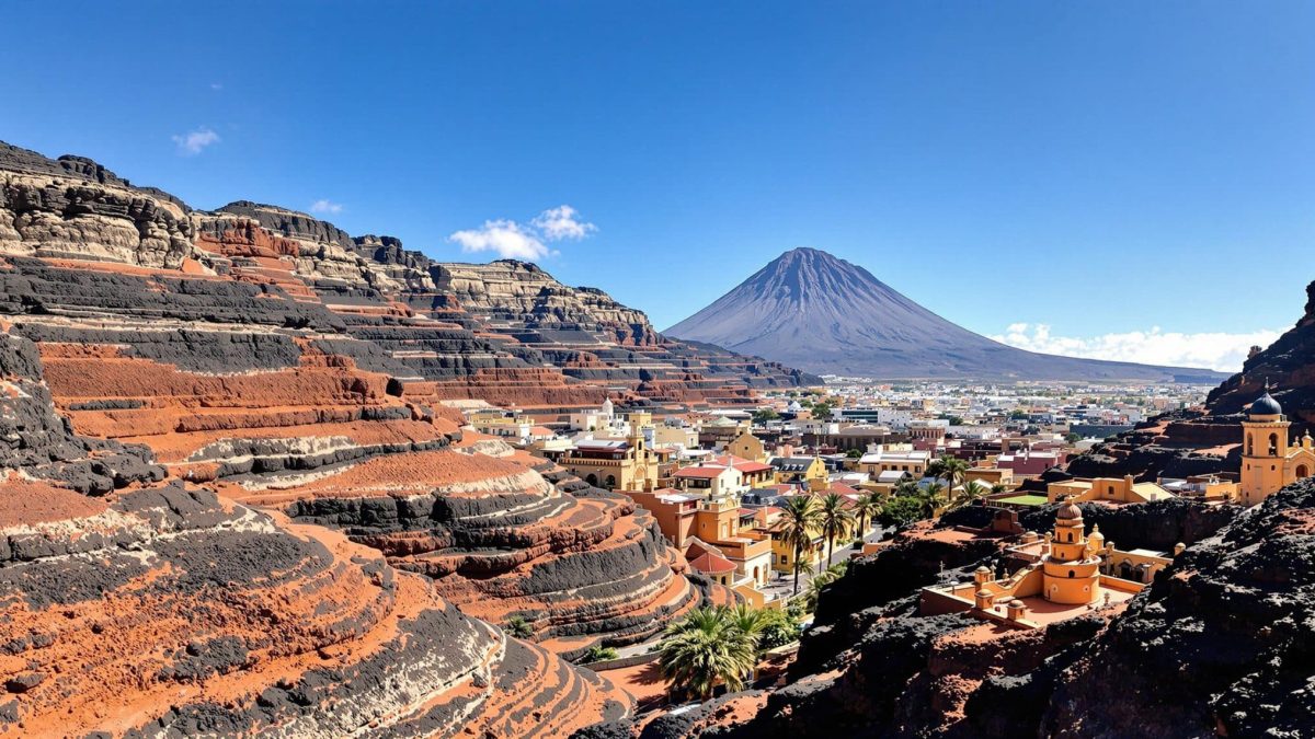 découvrez stratified city à lanzarote, un véritable chef-d'œuvre géologique qui vous émerveillera par ses paysages époustouflants et ses formations rocheuses uniques. plongez au cœur de la nature pour explorer cet endroit fascinant où l'histoire de la terre prend vie.