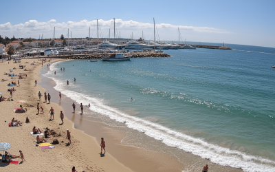 découvrez la webcam en direct du port la nouvelle pour profiter de vues panoramiques sur la plage et le port en temps réel.