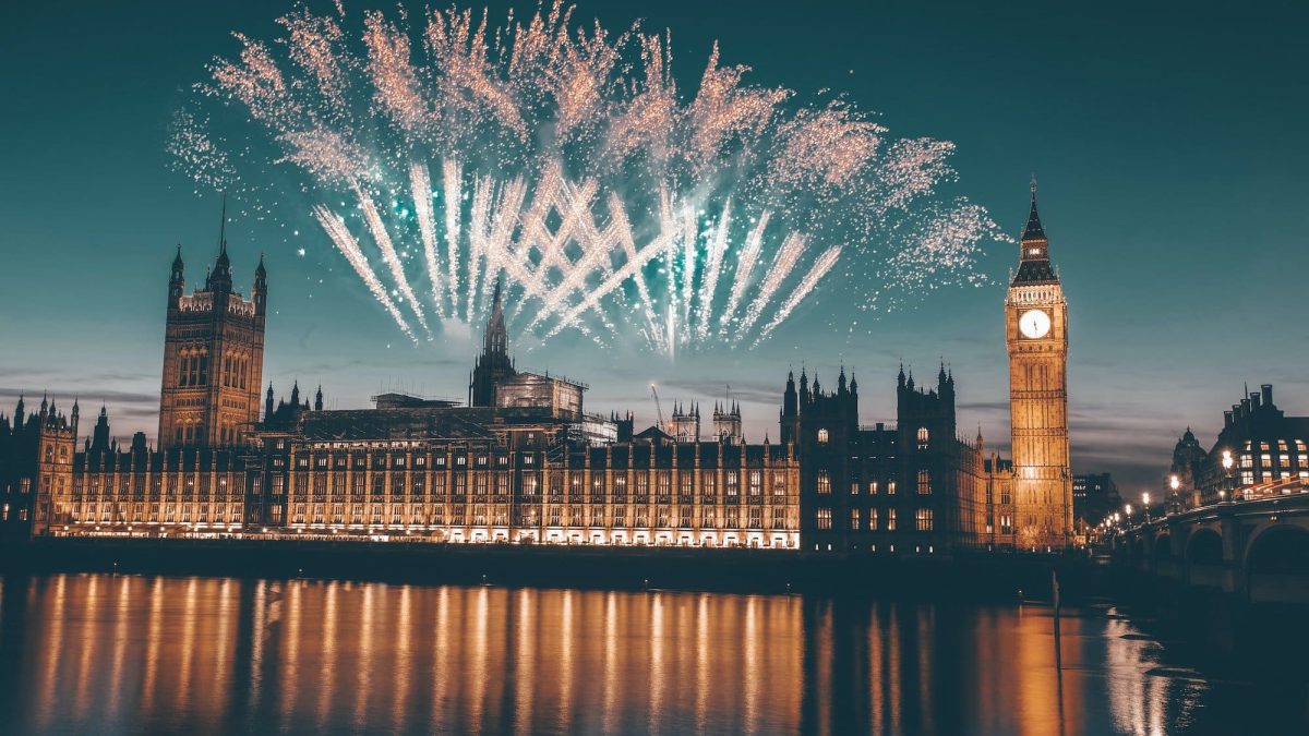 Celebrating New Year in London