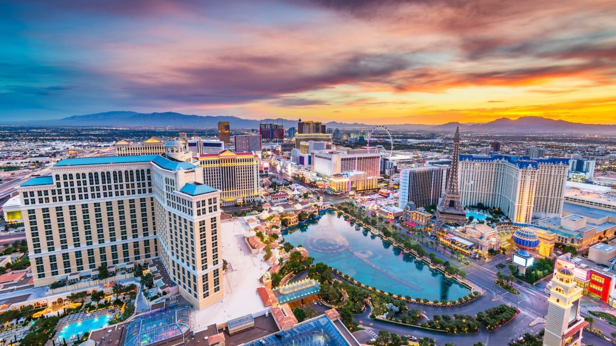 Las Vegas, Nevada, USA Skyline at Dusk