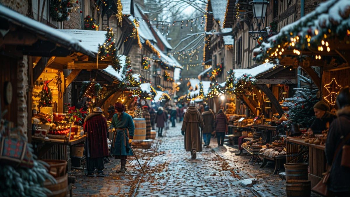 marché de noel médiéval ribeauvillé