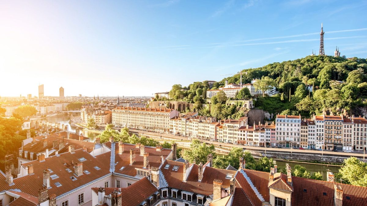 Lyon city in France
