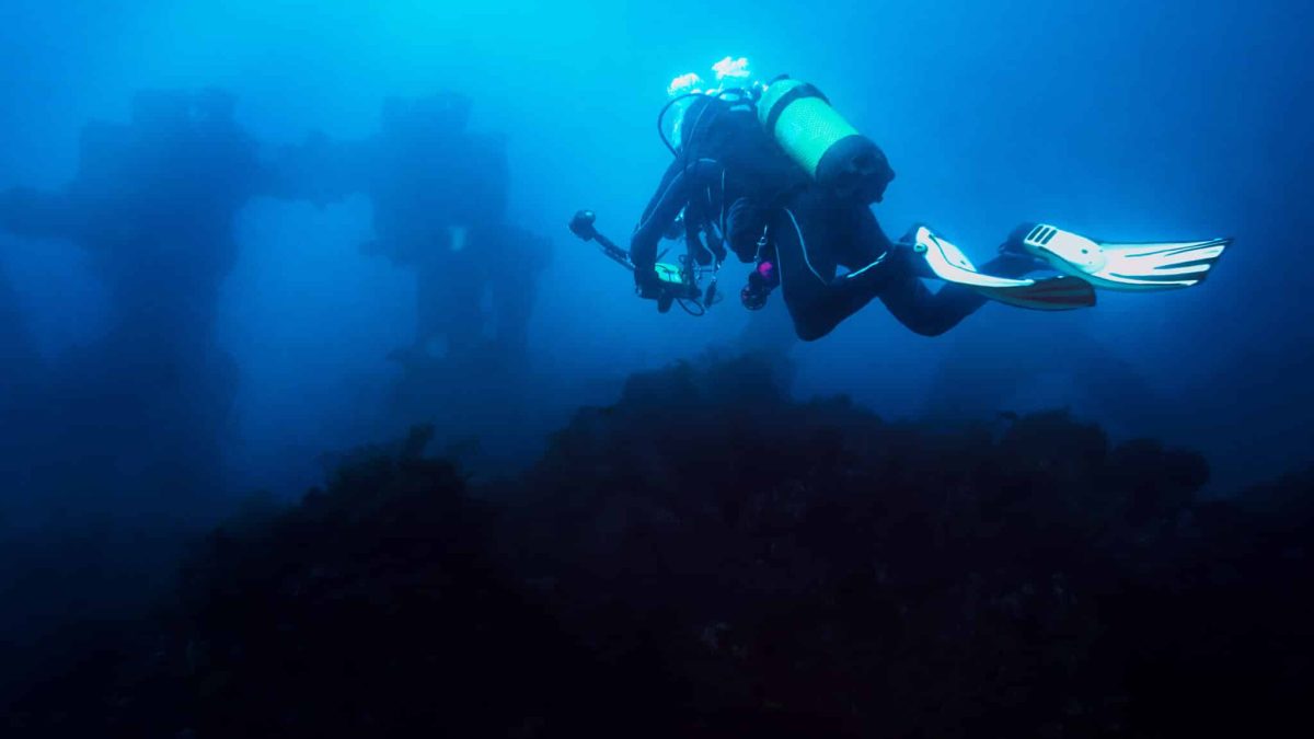 plongée sous marine santorin